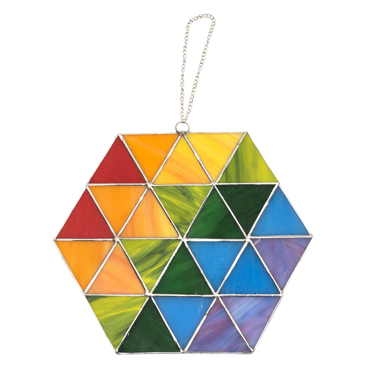8 Pack: Hexagon Stained Glass Kit by Make Market&#xAE;